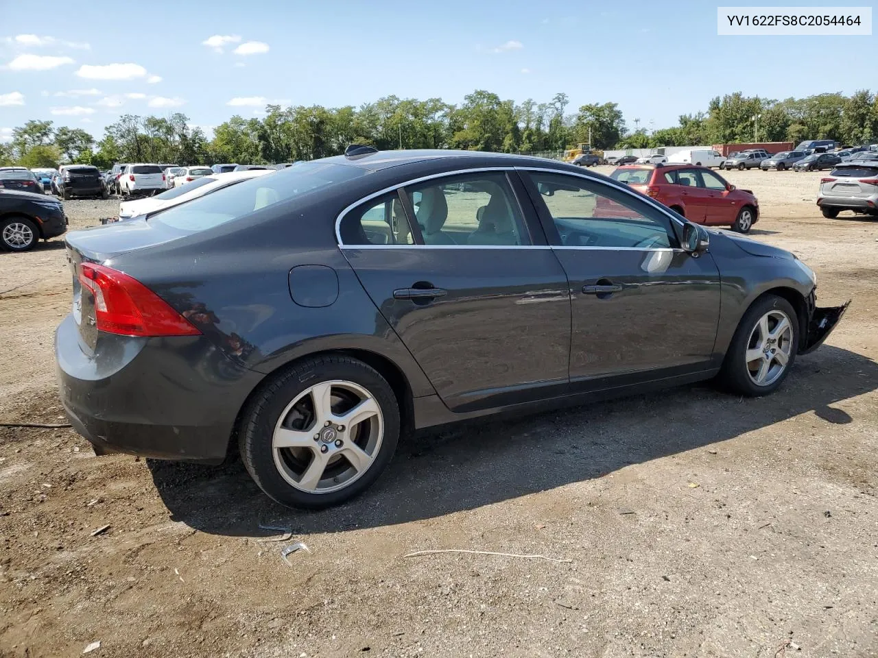 YV1622FS8C2054464 2012 Volvo S60 T5