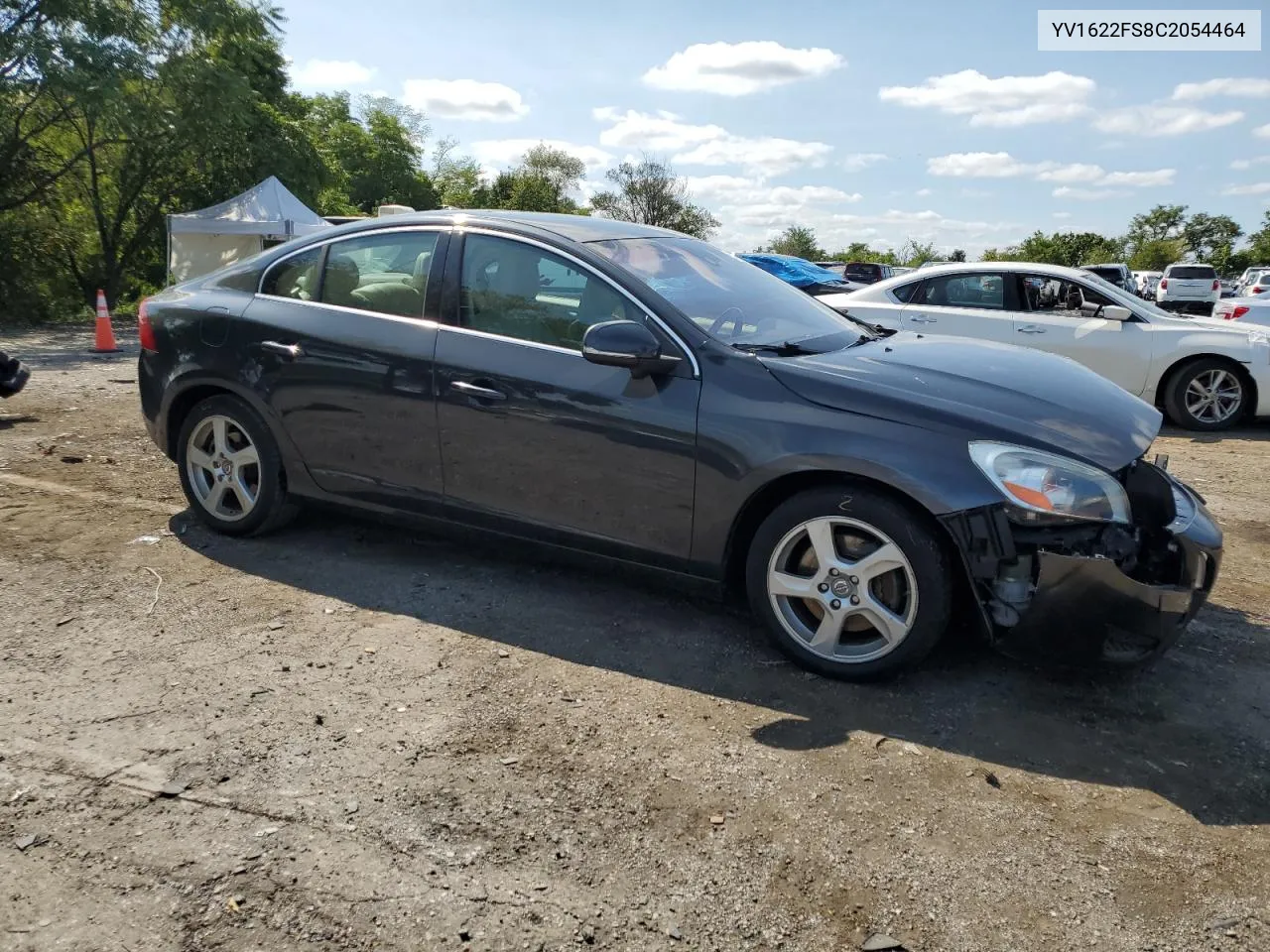 2012 Volvo S60 T5 VIN: YV1622FS8C2054464 Lot: 69695784