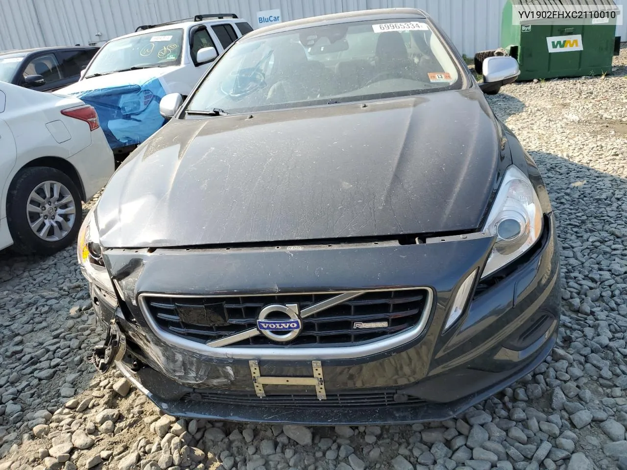 2012 Volvo S60 T6 VIN: YV1902FHXC2110010 Lot: 69965334