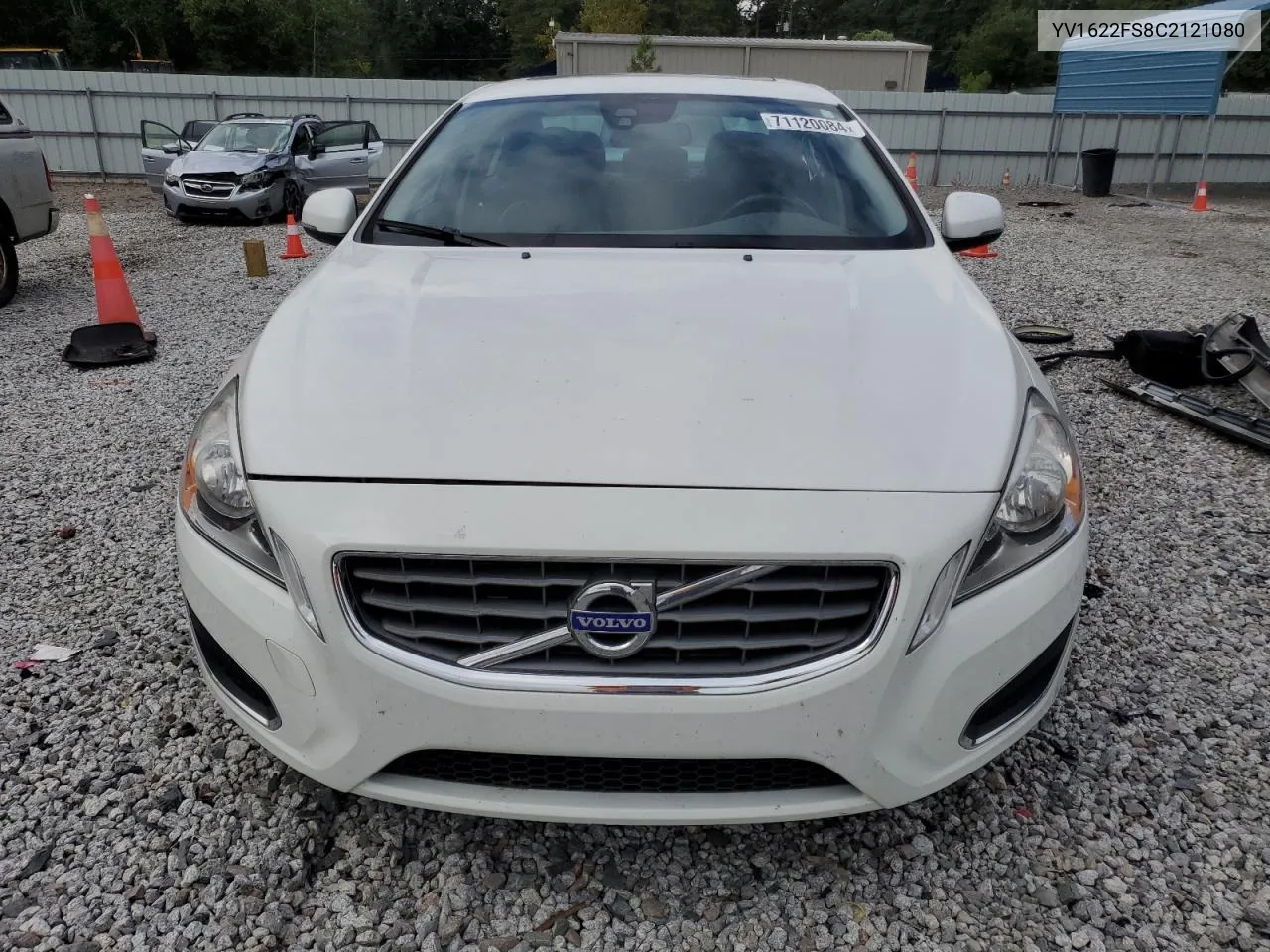 2012 Volvo S60 T5 VIN: YV1622FS8C2121080 Lot: 71120084