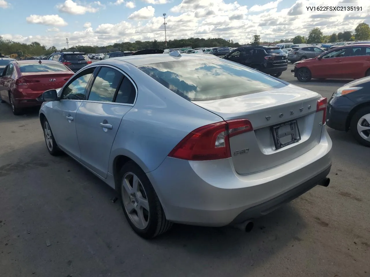 2012 Volvo S60 T5 VIN: YV1622FSXC2135191 Lot: 71871334