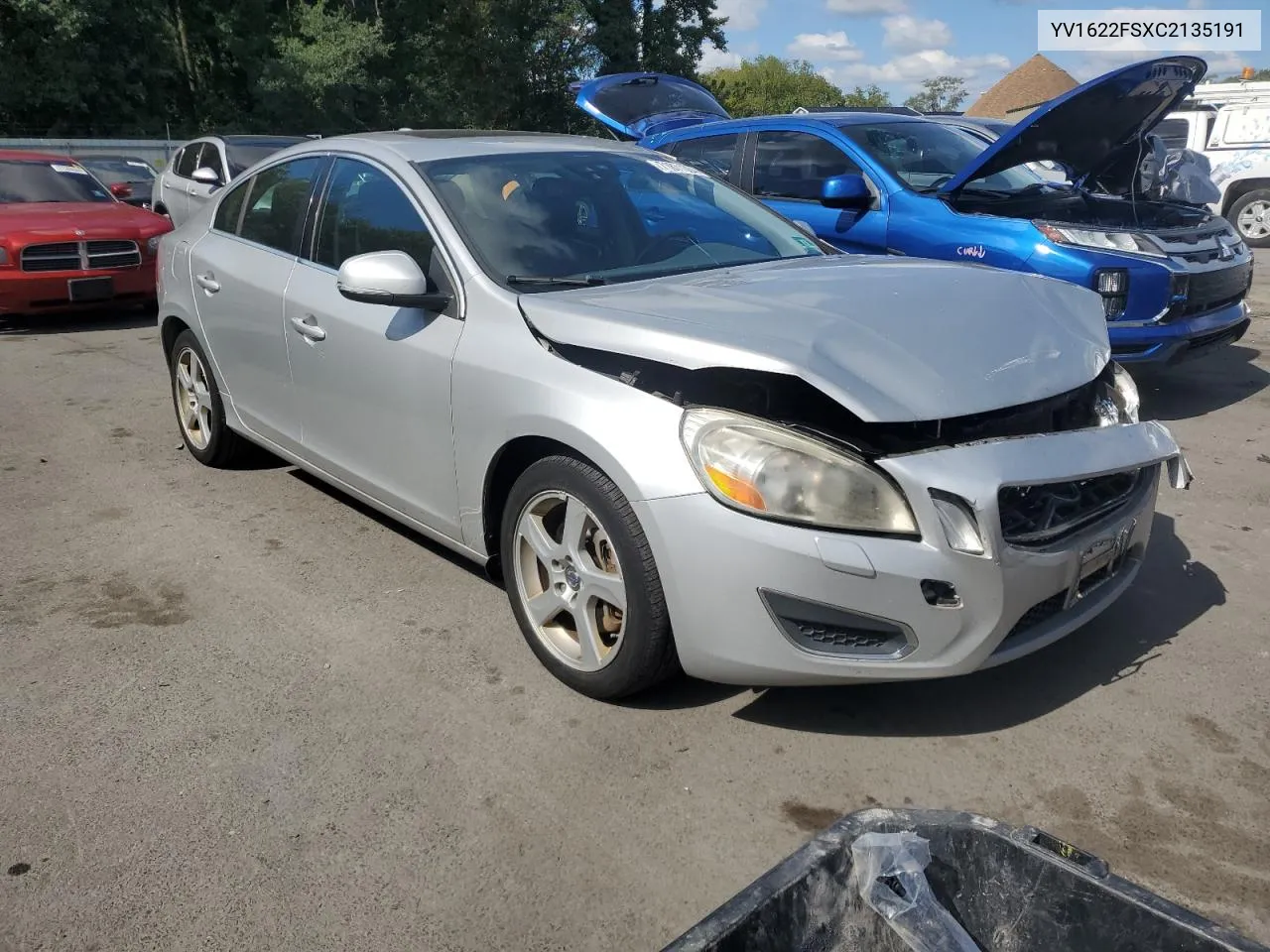 YV1622FSXC2135191 2012 Volvo S60 T5