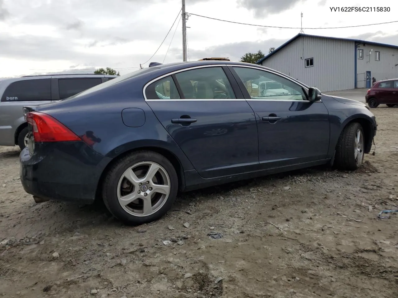 2012 Volvo S60 T5 VIN: YV1622FS6C2115830 Lot: 72283774