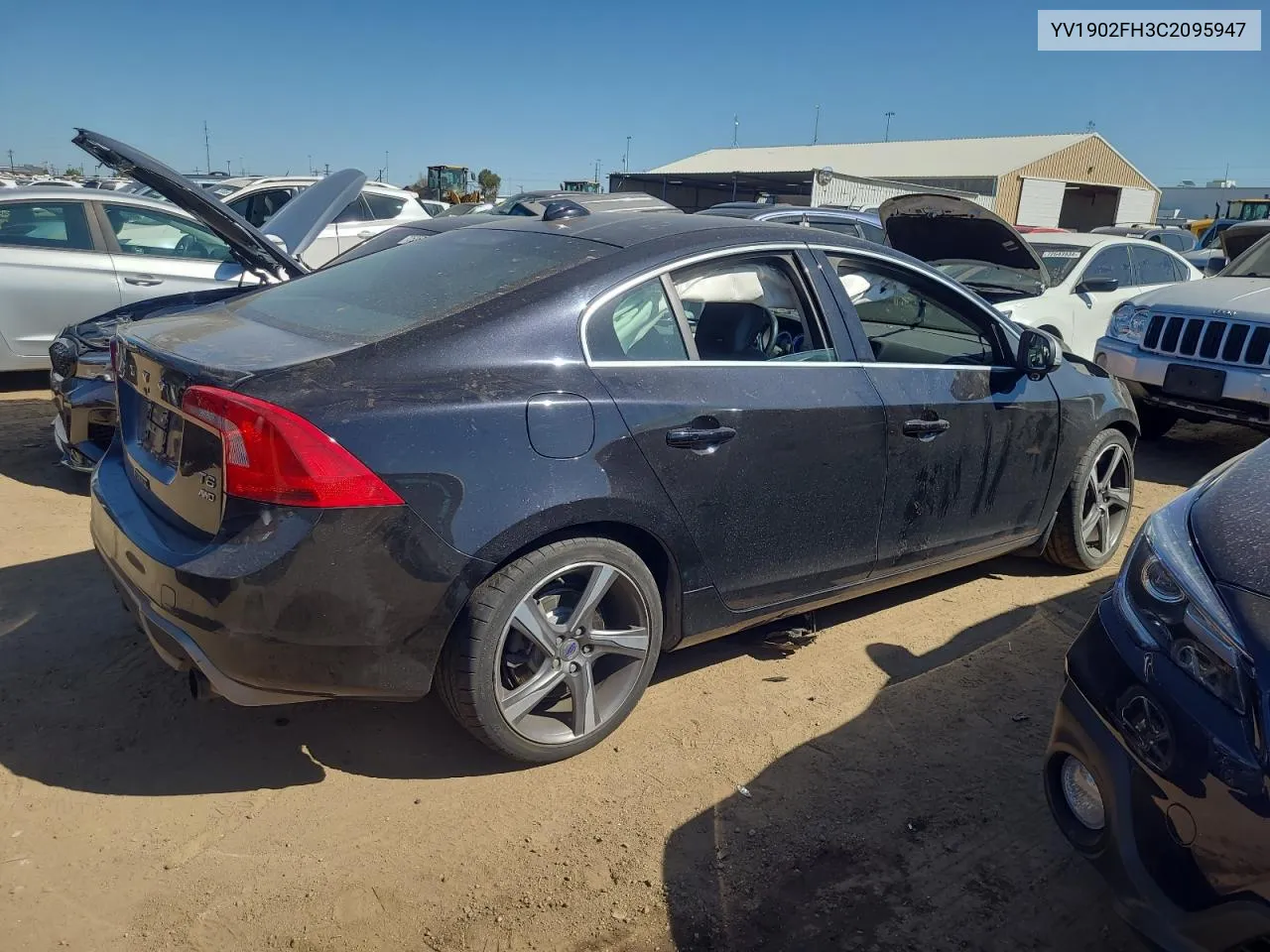 2012 Volvo S60 T6 VIN: YV1902FH3C2095947 Lot: 72648894