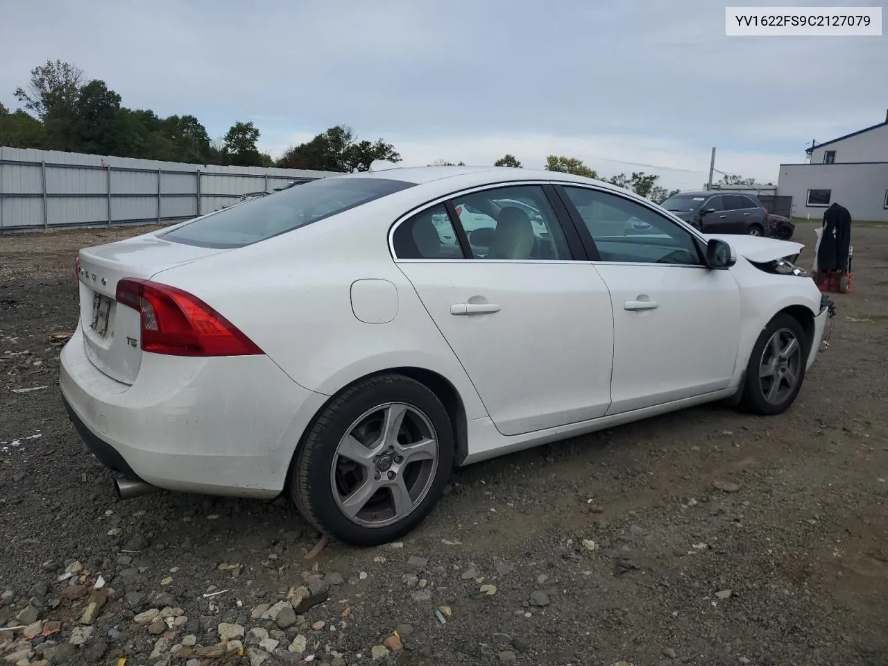 2012 Volvo S60 T5 VIN: YV1622FS9C2127079 Lot: 72696964