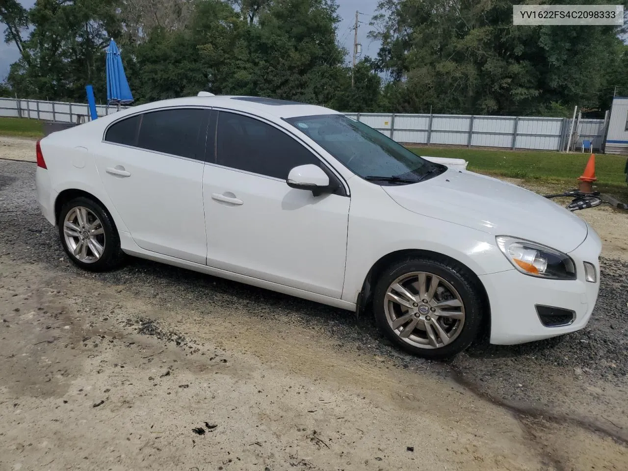 2012 Volvo S60 T5 VIN: YV1622FS4C2098333 Lot: 73011884