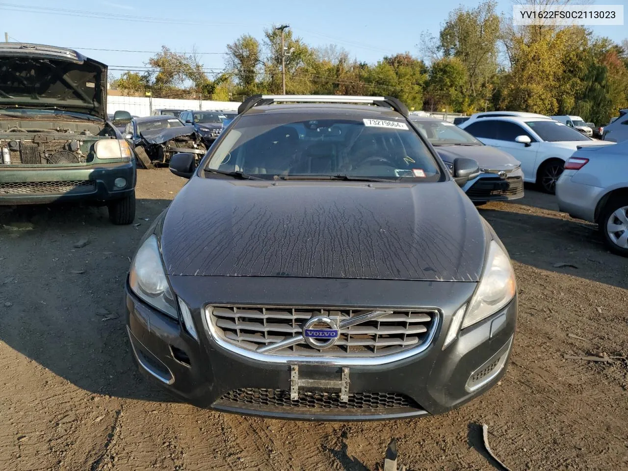 2012 Volvo S60 T5 VIN: YV1622FS0C2113023 Lot: 73279664