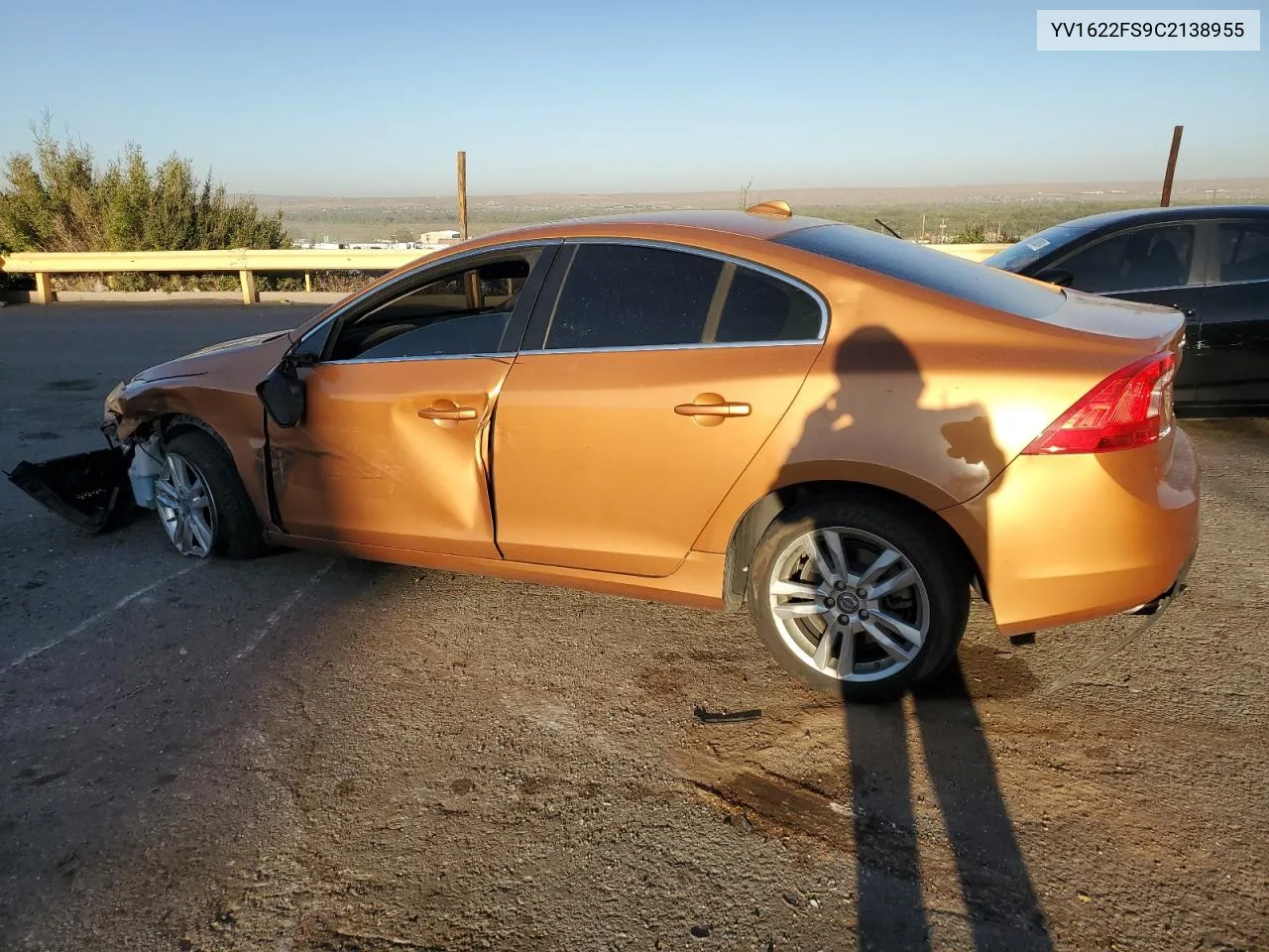 2012 Volvo S60 T5 VIN: YV1622FS9C2138955 Lot: 73567304