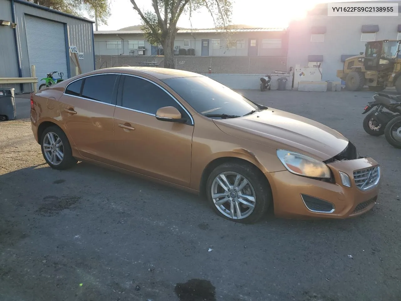 2012 Volvo S60 T5 VIN: YV1622FS9C2138955 Lot: 73567304