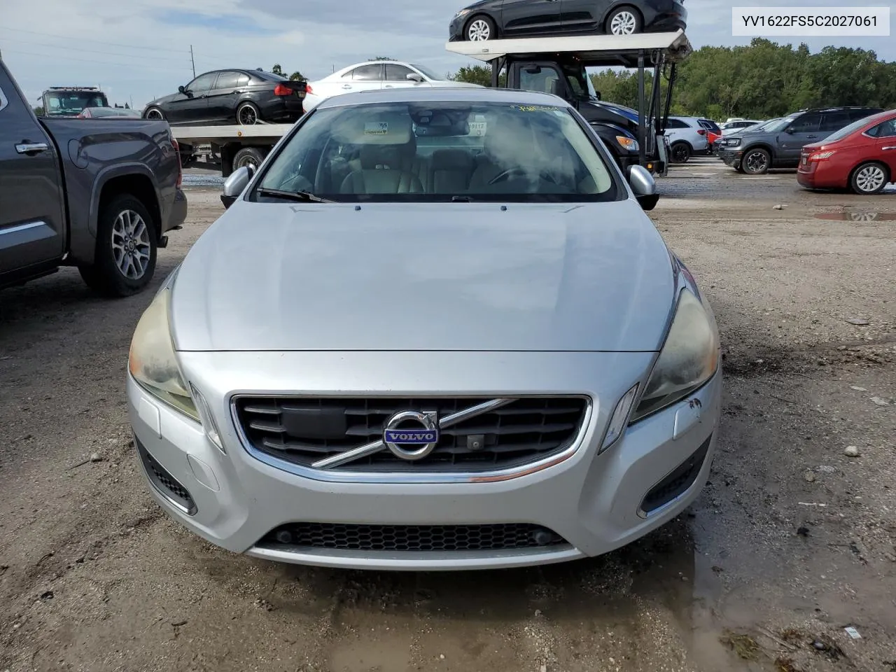 2012 Volvo S60 T5 VIN: YV1622FS5C2027061 Lot: 73643664