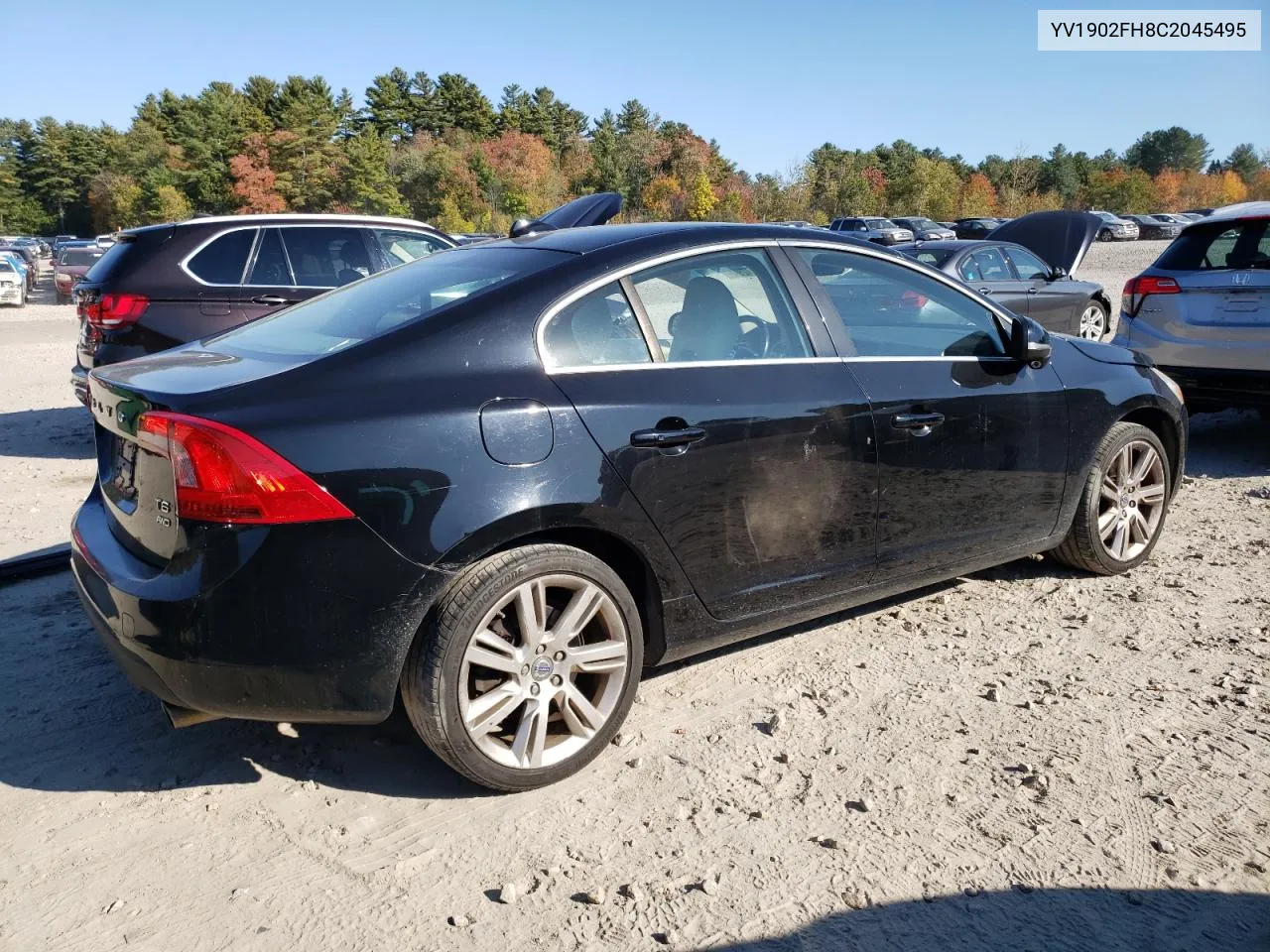 2012 Volvo S60 T6 VIN: YV1902FH8C2045495 Lot: 73650294