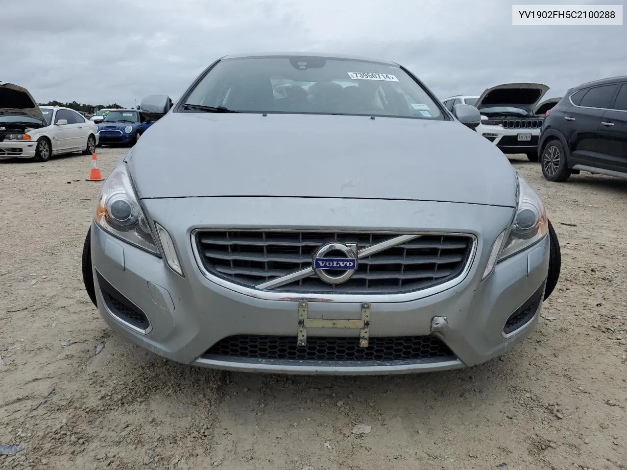 2012 Volvo S60 T6 VIN: YV1902FH5C2100288 Lot: 73950714