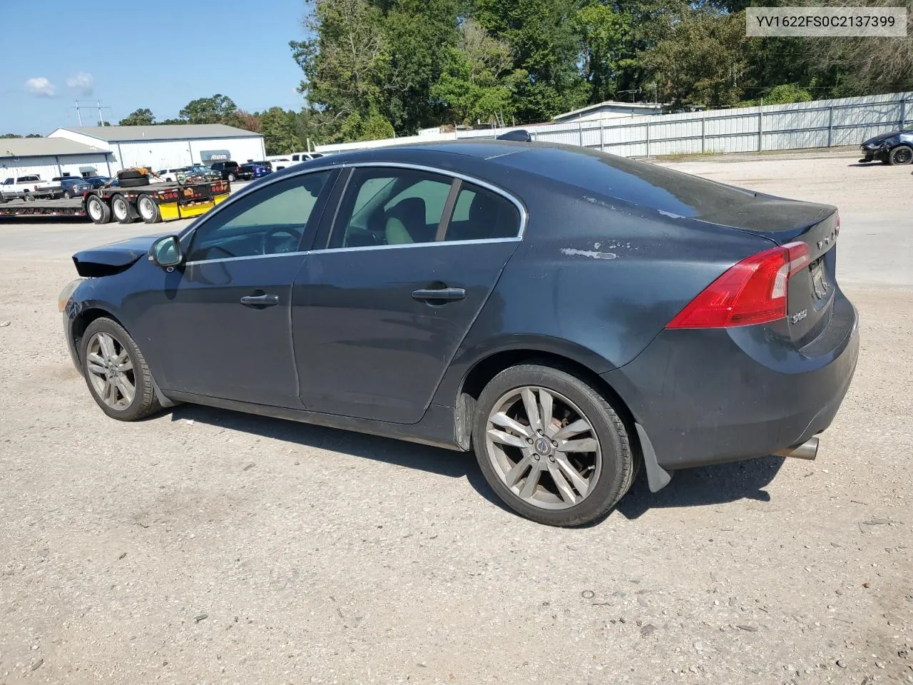 2012 Volvo S60 T5 VIN: YV1622FS0C2137399 Lot: 74092604