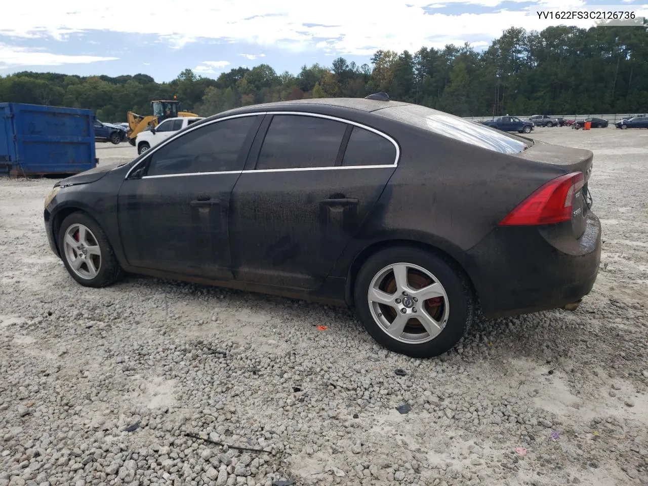 2012 Volvo S60 T5 VIN: YV1622FS3C2126736 Lot: 74142824