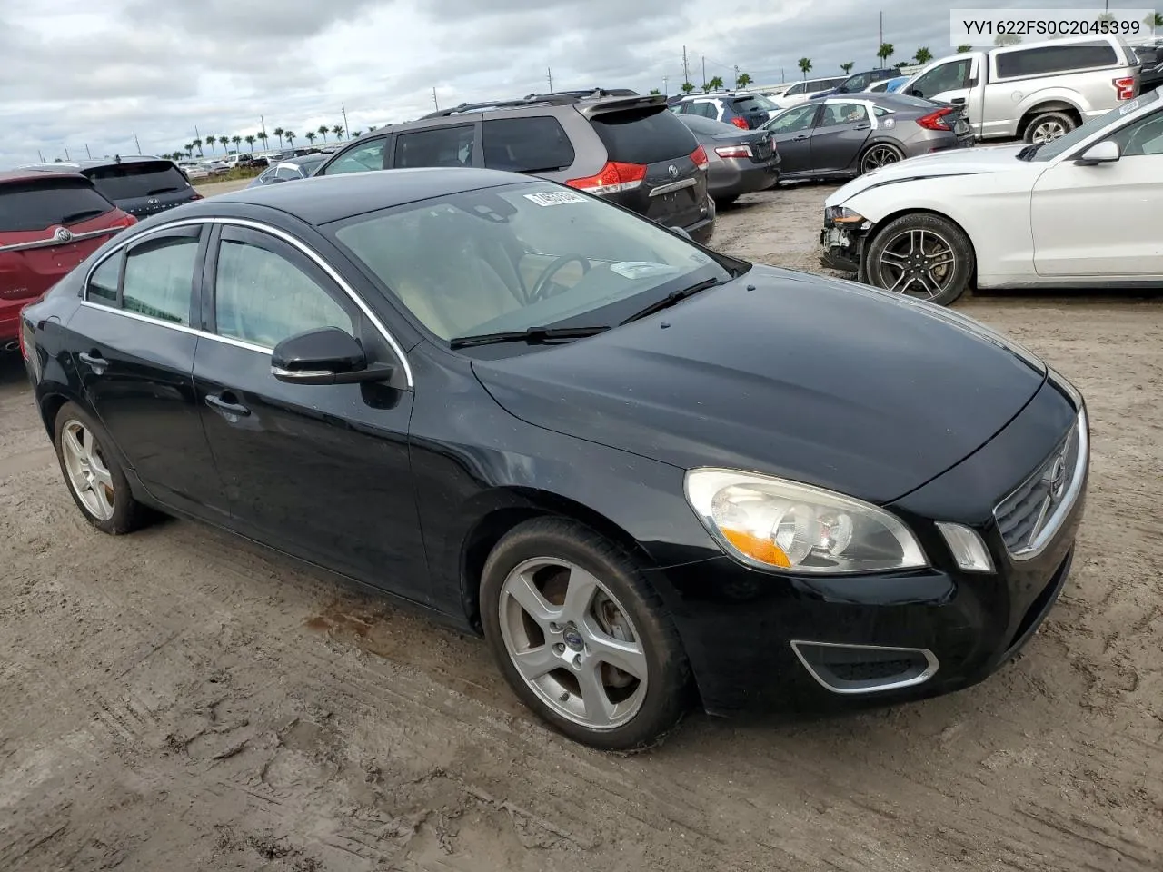 YV1622FS0C2045399 2012 Volvo S60 T5