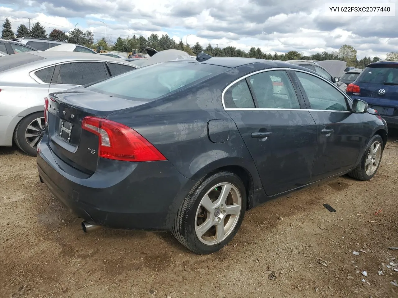 YV1622FSXC2077440 2012 Volvo S60 T5