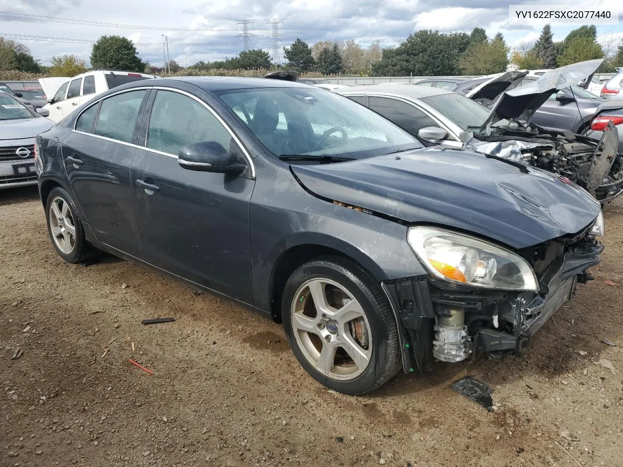 YV1622FSXC2077440 2012 Volvo S60 T5