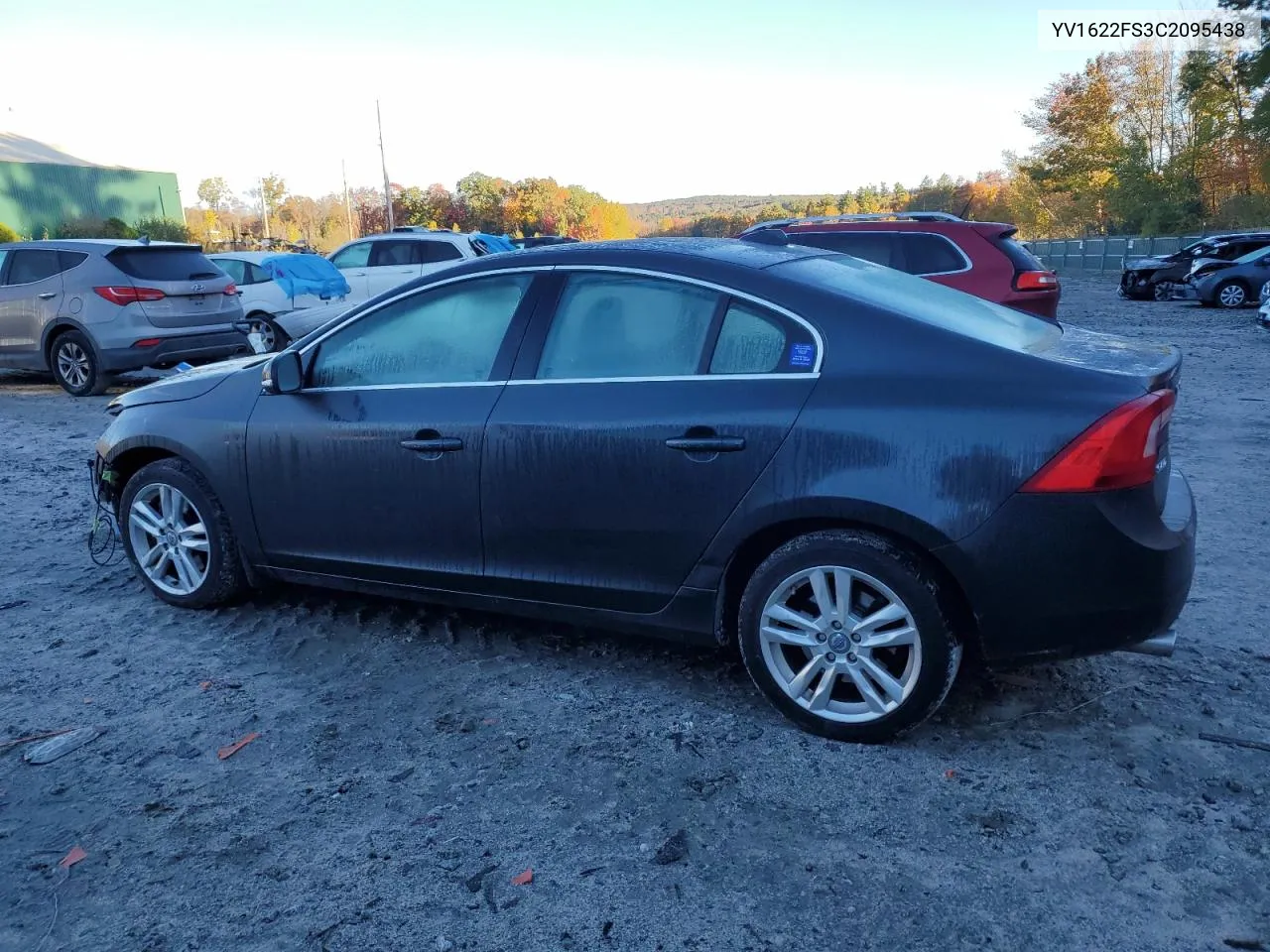 2012 Volvo S60 T5 VIN: YV1622FS3C2095438 Lot: 75519034