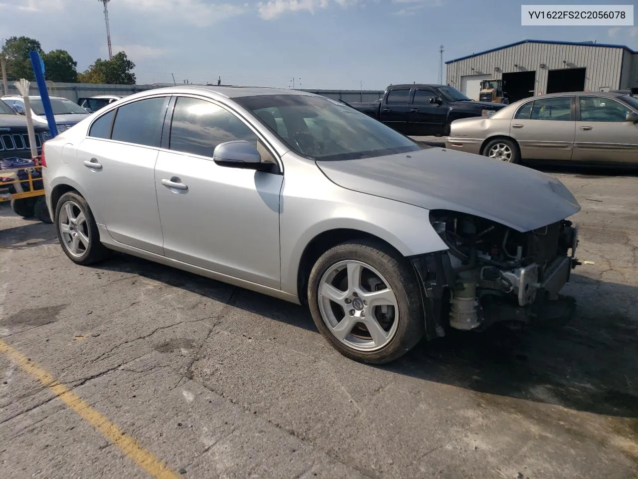 2012 Volvo S60 T5 VIN: YV1622FS2C2056078 Lot: 75529454