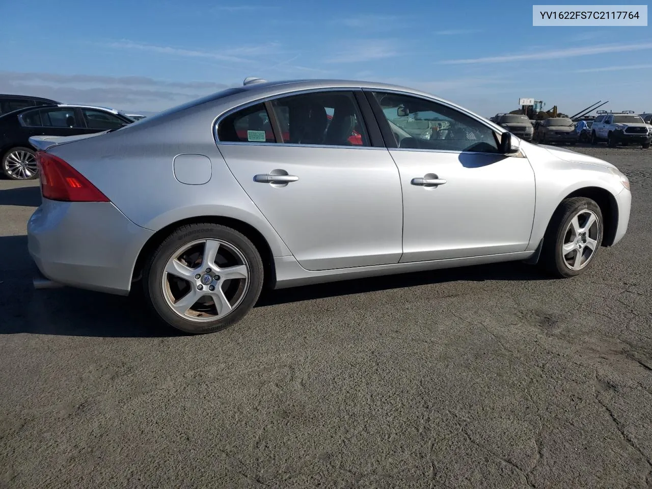 2012 Volvo S60 T5 VIN: YV1622FS7C2117764 Lot: 75916504