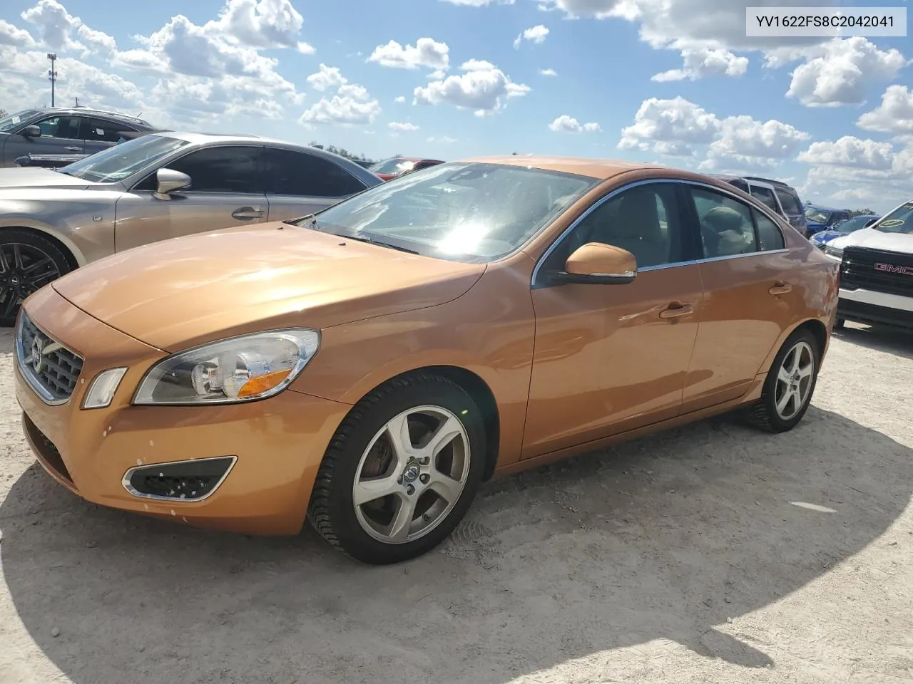 2012 Volvo S60 T5 VIN: YV1622FS8C2042041 Lot: 76201234