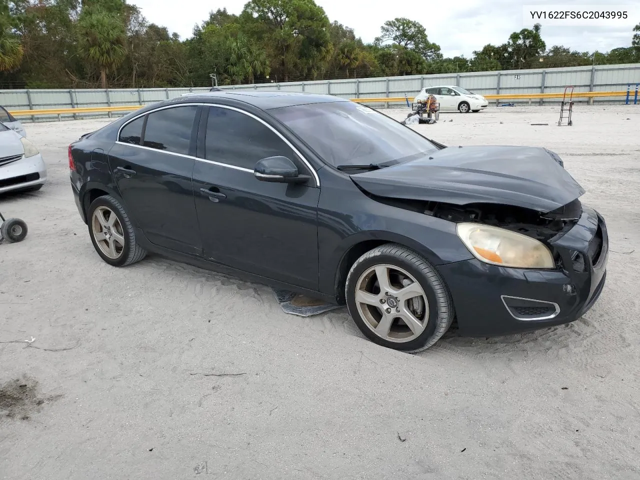 2012 Volvo S60 T5 VIN: YV1622FS6C2043995 Lot: 76635454