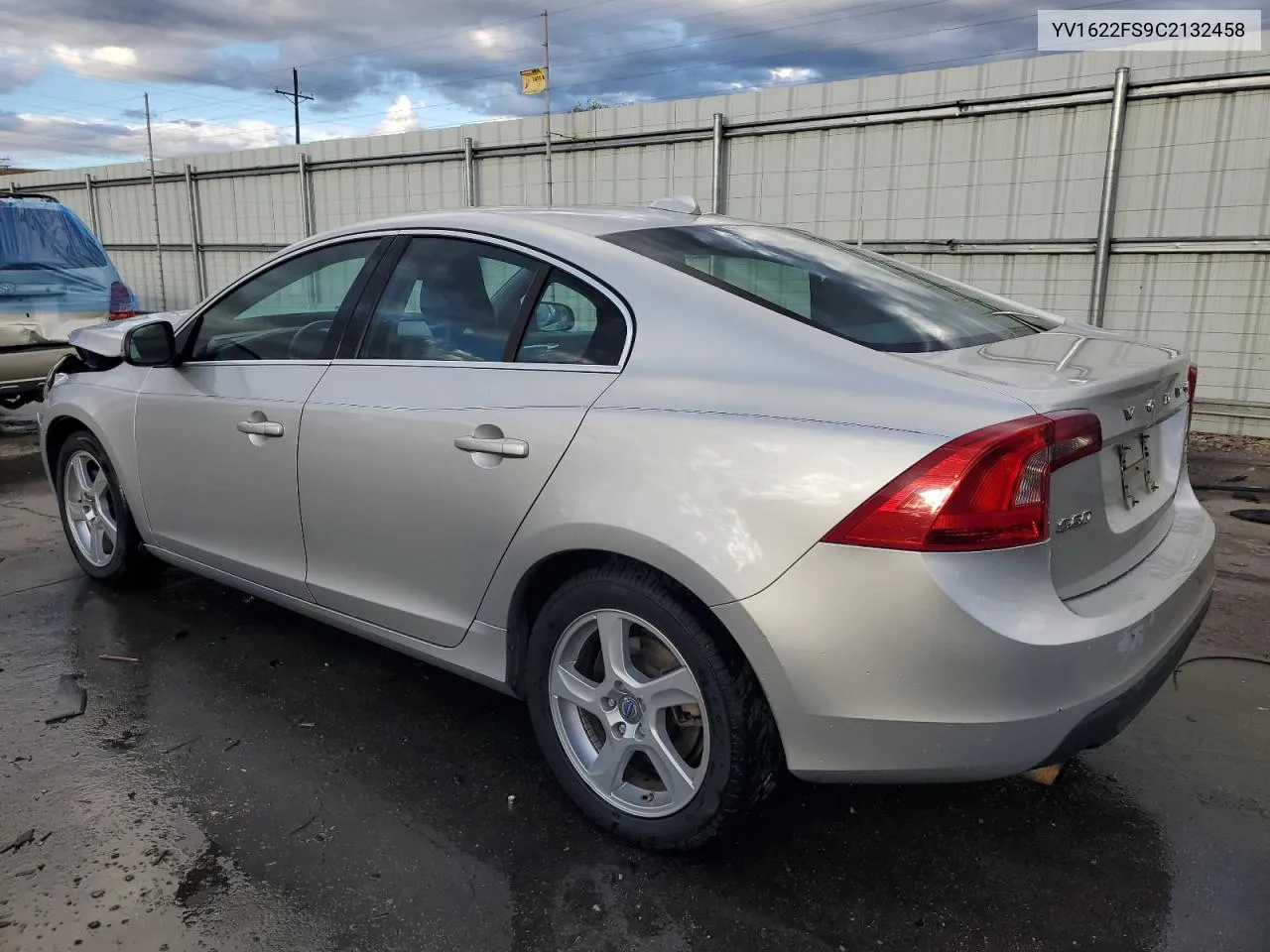 2012 Volvo S60 T5 VIN: YV1622FS9C2132458 Lot: 76715414