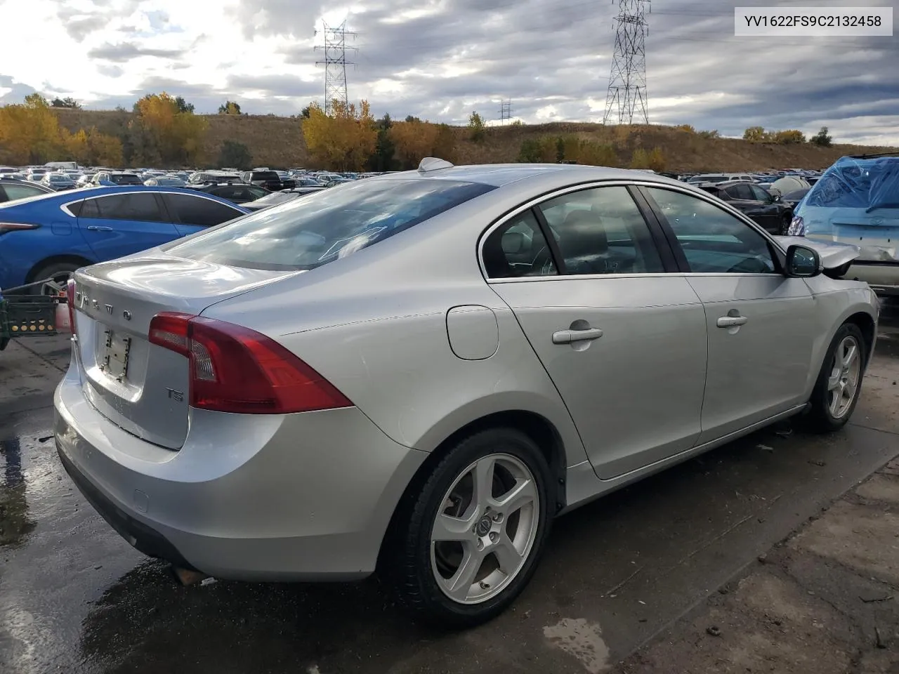 2012 Volvo S60 T5 VIN: YV1622FS9C2132458 Lot: 76715414