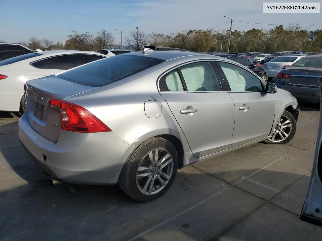 2012 Volvo S60 T5 VIN: YV1622FS8C2042556 Lot: 76722084