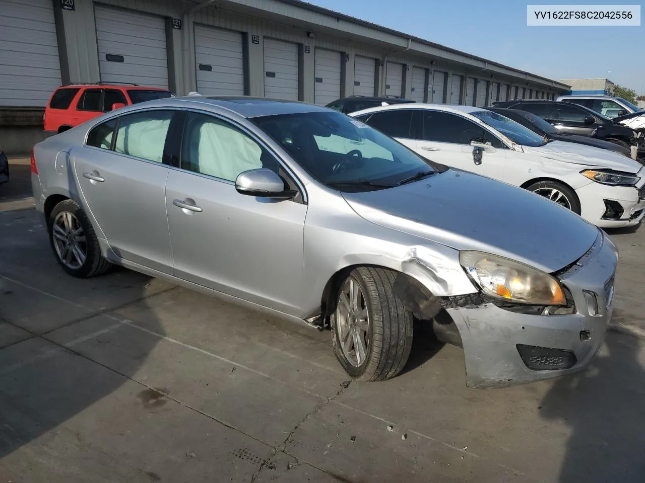 2012 Volvo S60 T5 VIN: YV1622FS8C2042556 Lot: 76722084