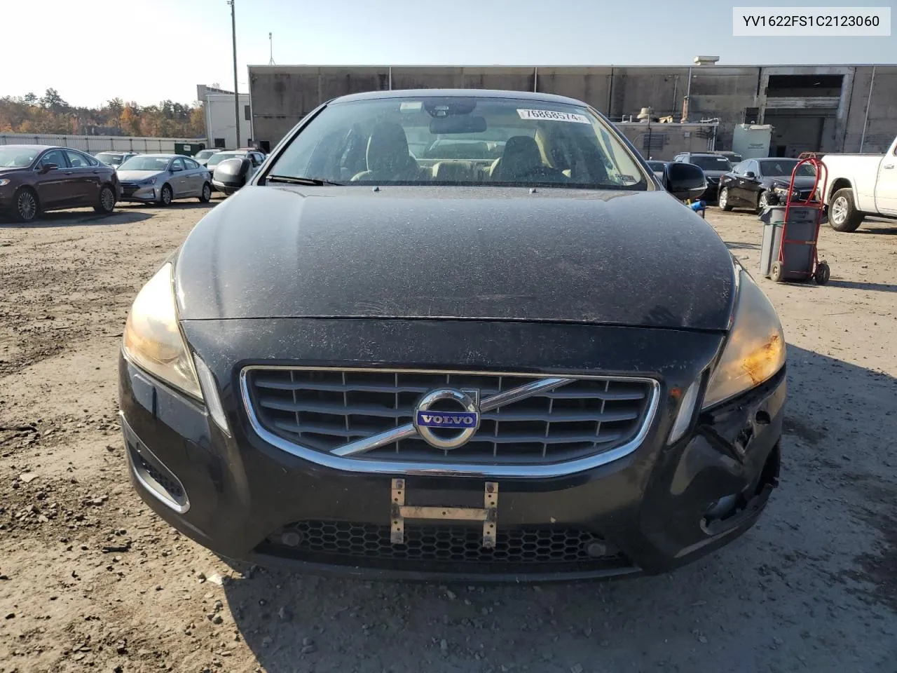 2012 Volvo S60 T5 VIN: YV1622FS1C2123060 Lot: 76868574