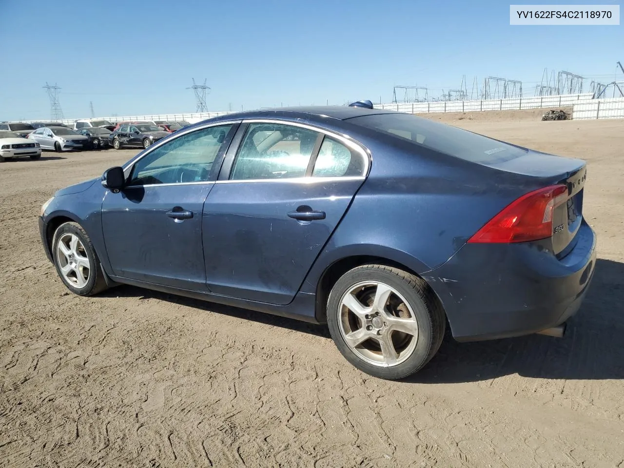 2012 Volvo S60 T5 VIN: YV1622FS4C2118970 Lot: 77150164