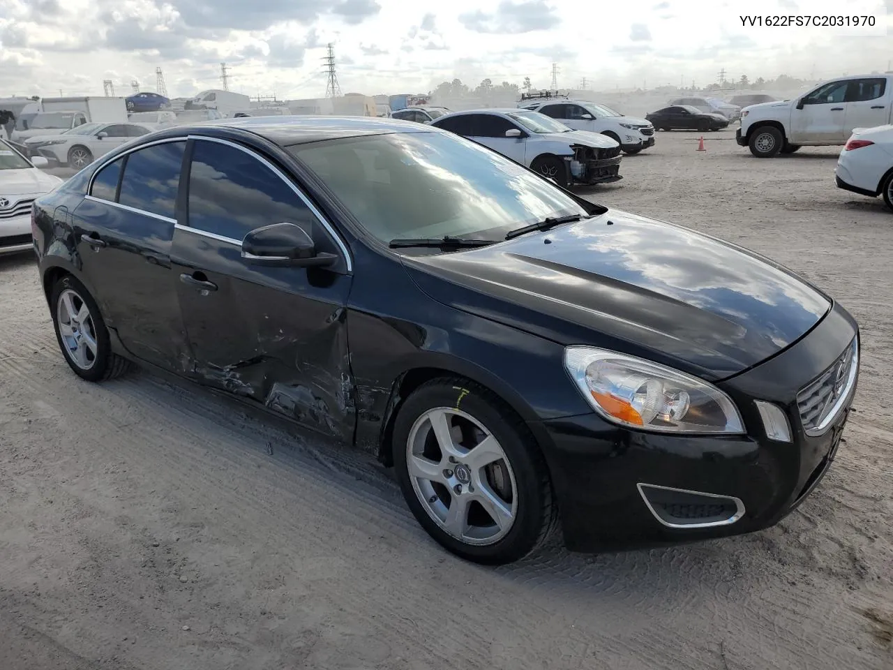 2012 Volvo S60 T5 VIN: YV1622FS7C2031970 Lot: 77299344