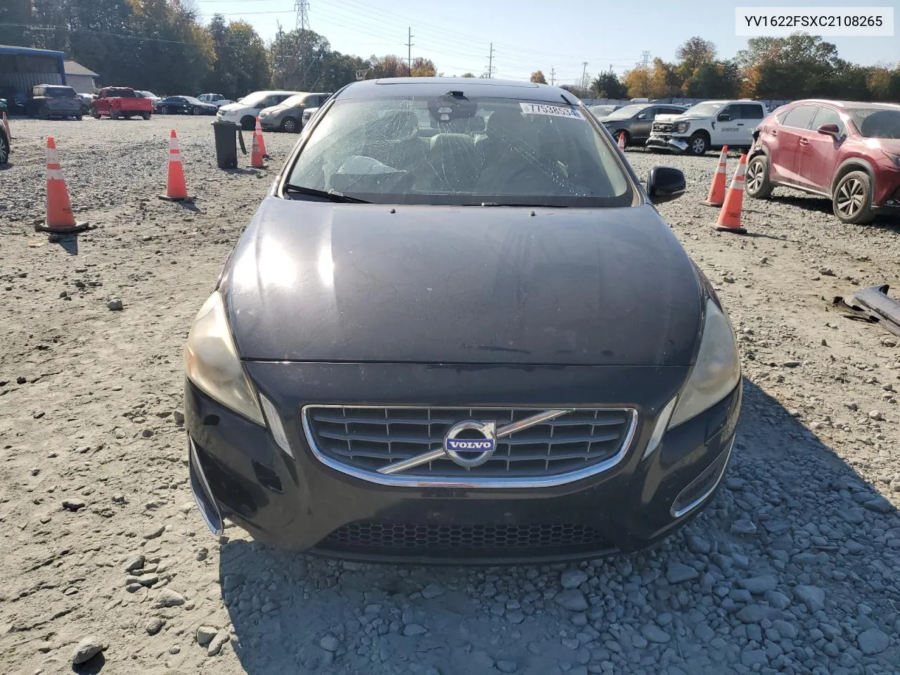 YV1622FSXC2108265 2012 Volvo S60 T5