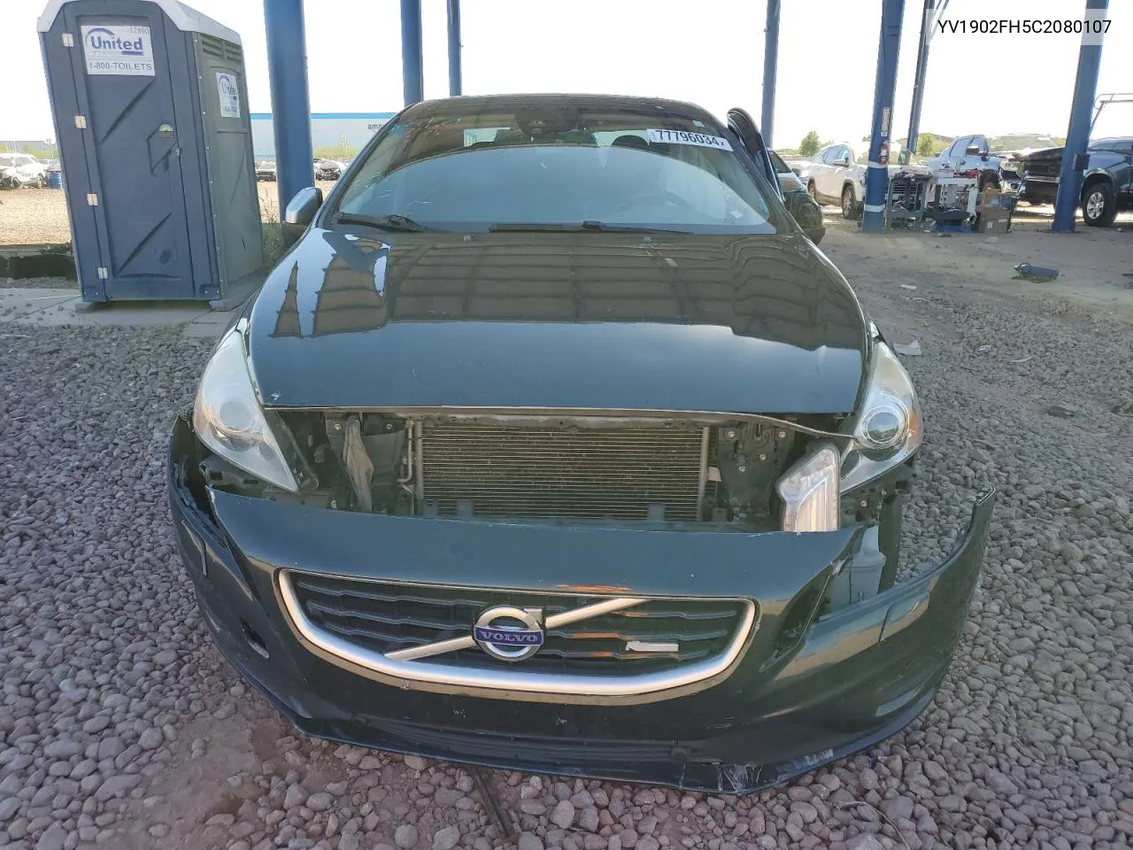 2012 Volvo S60 T6 VIN: YV1902FH5C2080107 Lot: 77796034