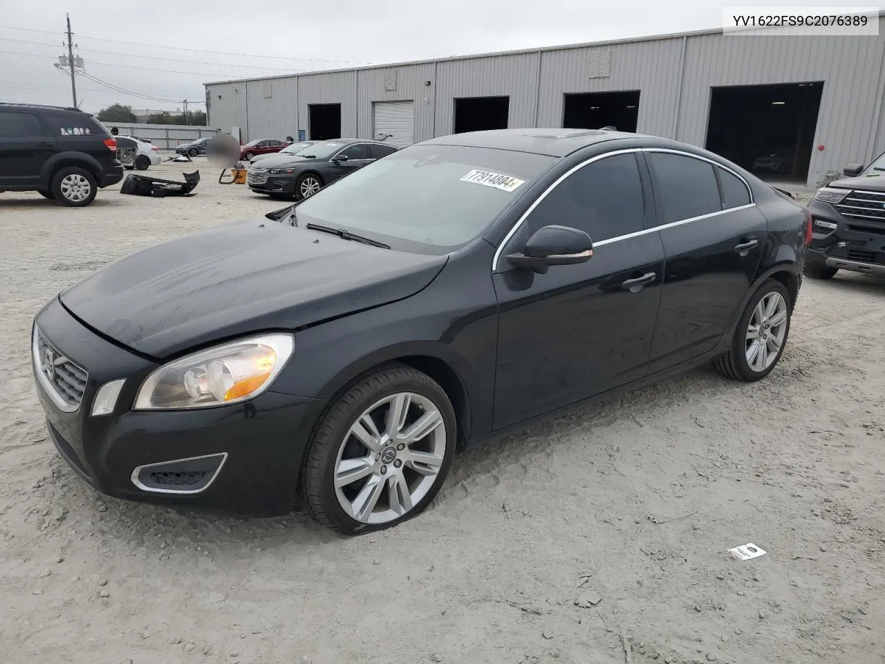 2012 Volvo S60 T5 VIN: YV1622FS9C2076389 Lot: 77914804