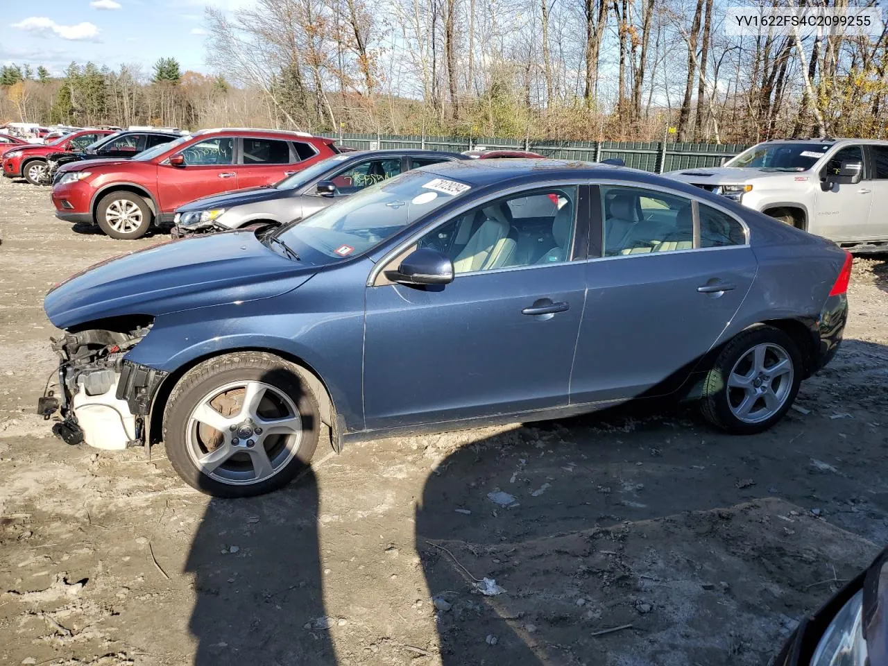 2012 Volvo S60 T5 VIN: YV1622FS4C2099255 Lot: 78129294