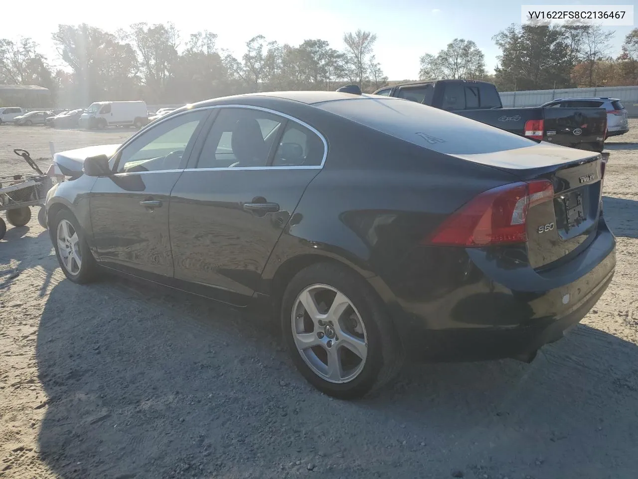 2012 Volvo S60 T5 VIN: YV1622FS8C2136467 Lot: 78331954