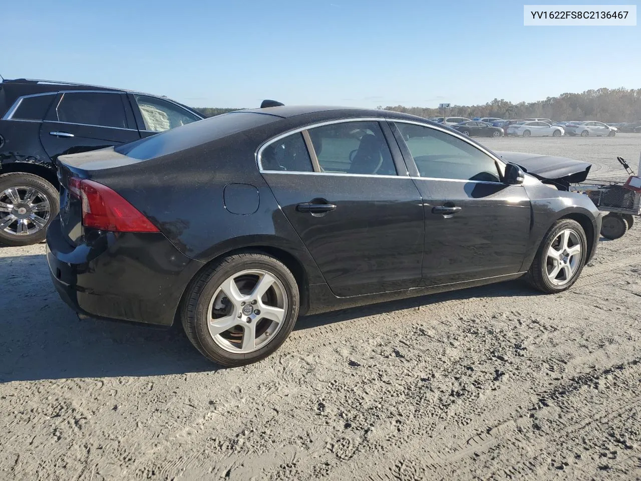 YV1622FS8C2136467 2012 Volvo S60 T5