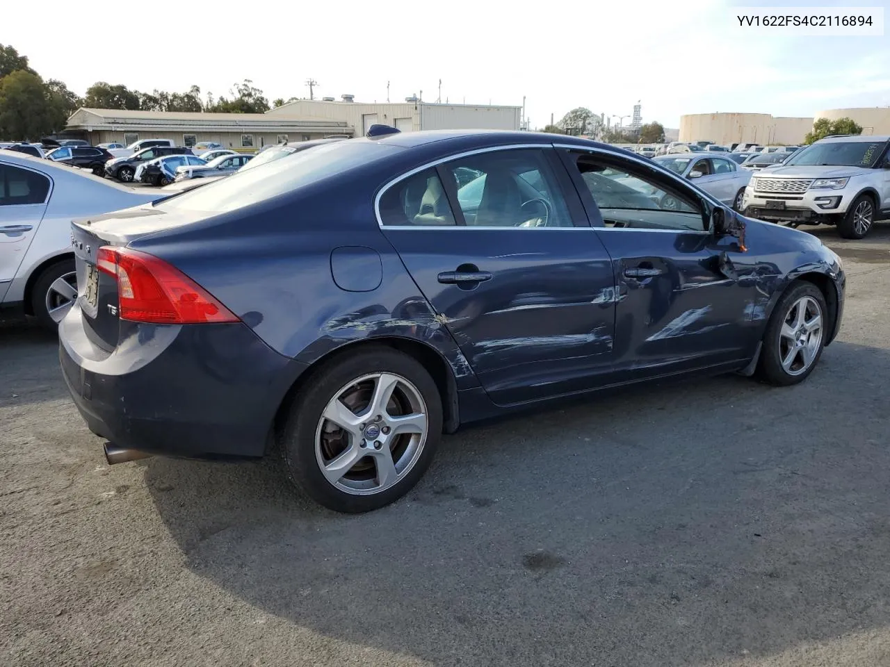 2012 Volvo S60 T5 VIN: YV1622FS4C2116894 Lot: 78671584