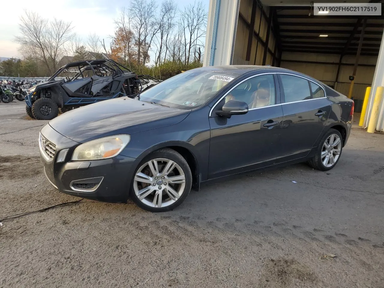 2012 Volvo S60 T6 VIN: YV1902FH6C2117519 Lot: 78908494