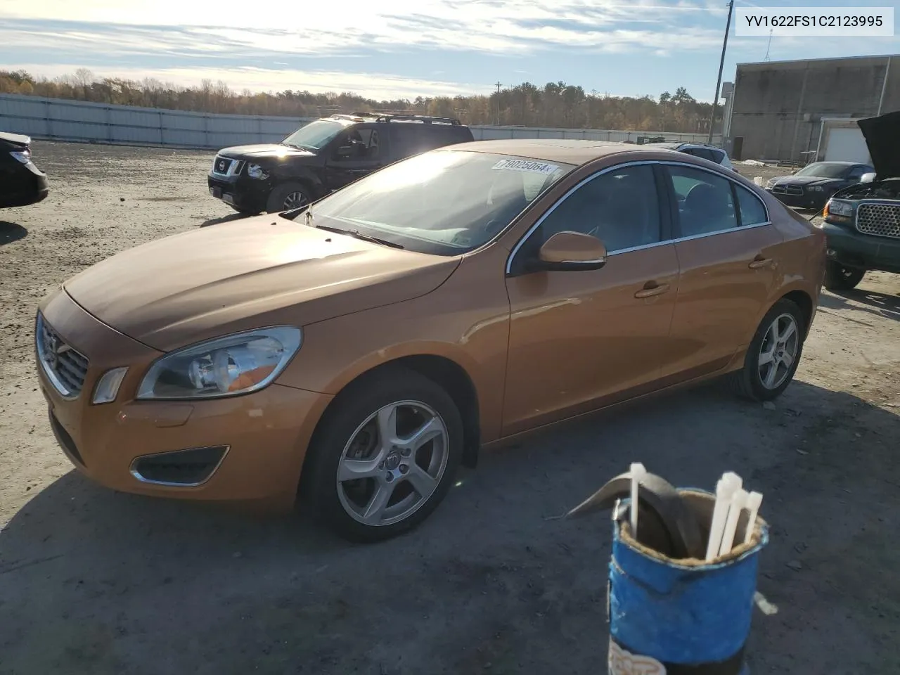 2012 Volvo S60 T5 VIN: YV1622FS1C2123995 Lot: 79025064