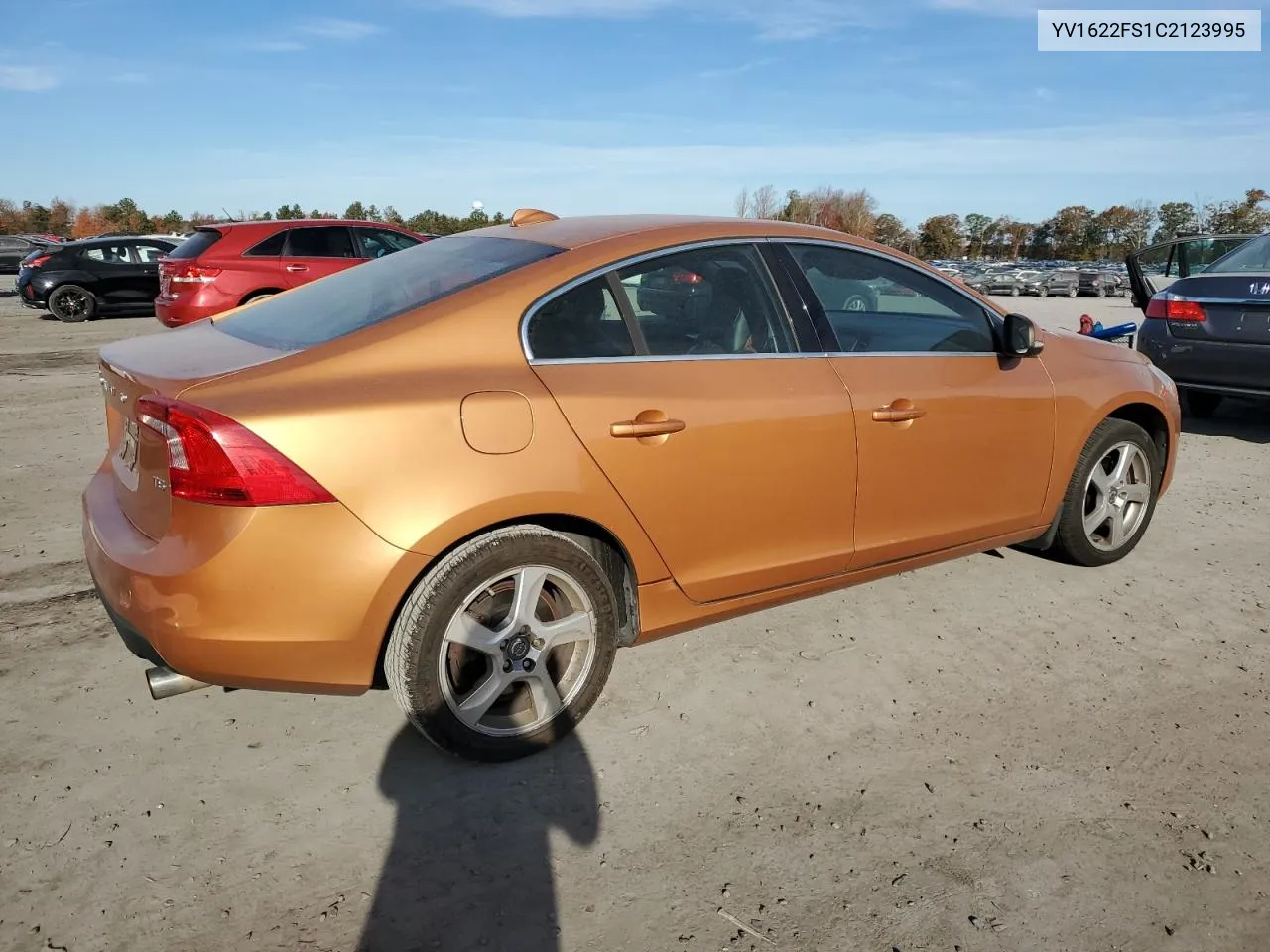 2012 Volvo S60 T5 VIN: YV1622FS1C2123995 Lot: 79025064