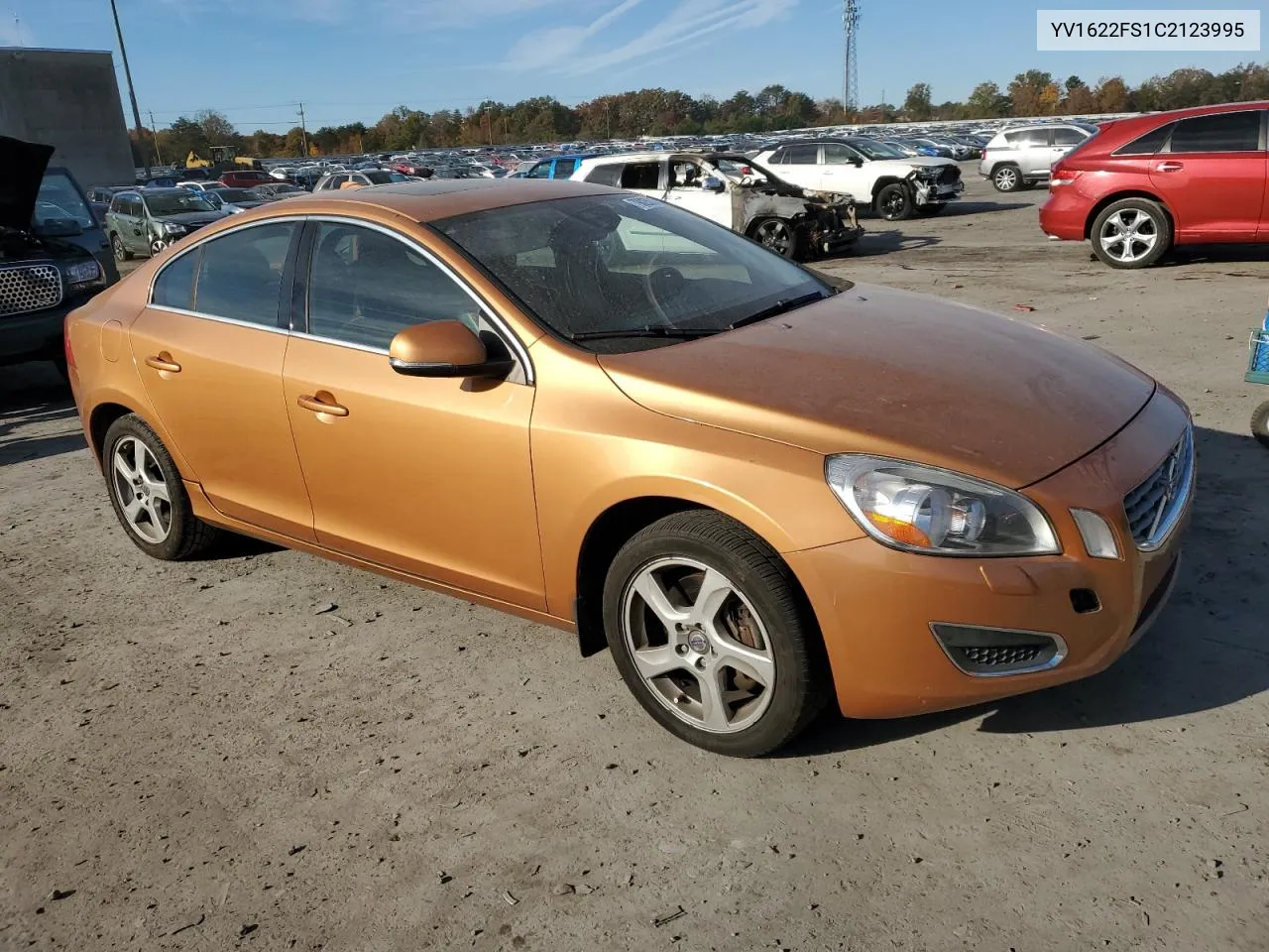 2012 Volvo S60 T5 VIN: YV1622FS1C2123995 Lot: 79025064