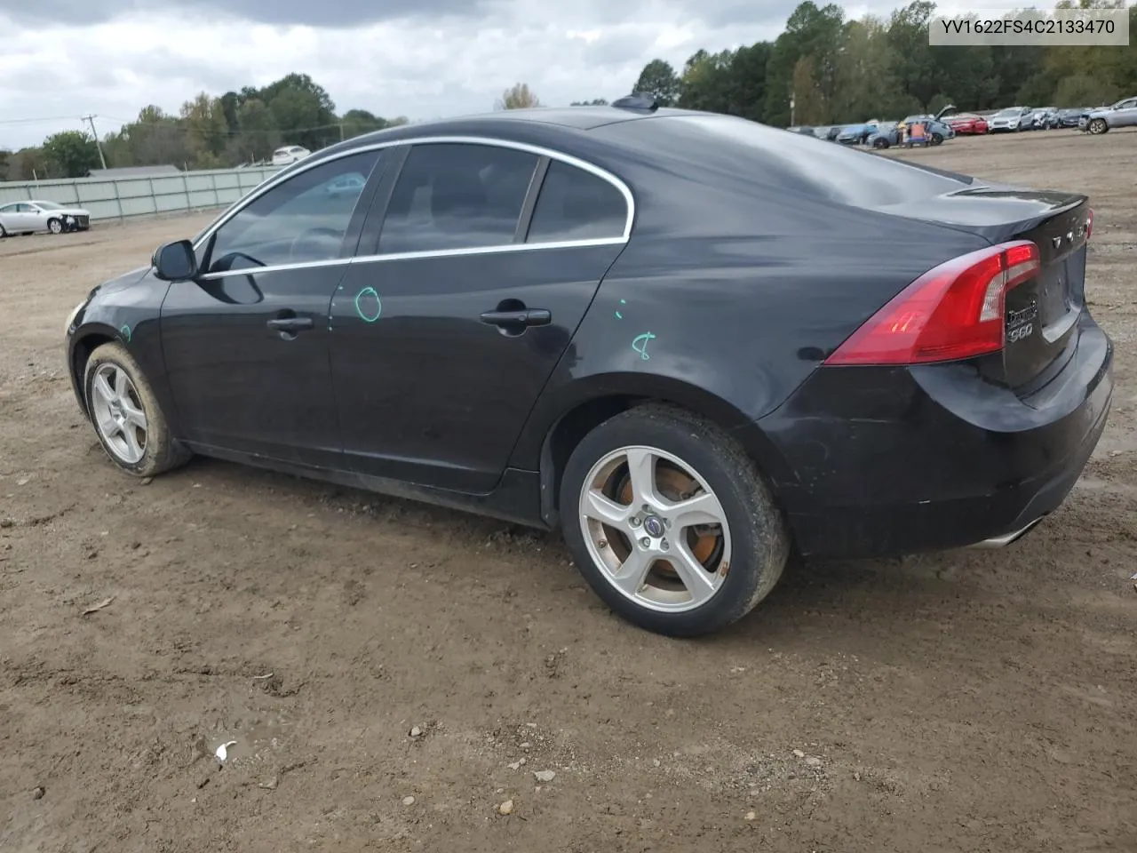 2012 Volvo S60 T5 VIN: YV1622FS4C2133470 Lot: 79242224