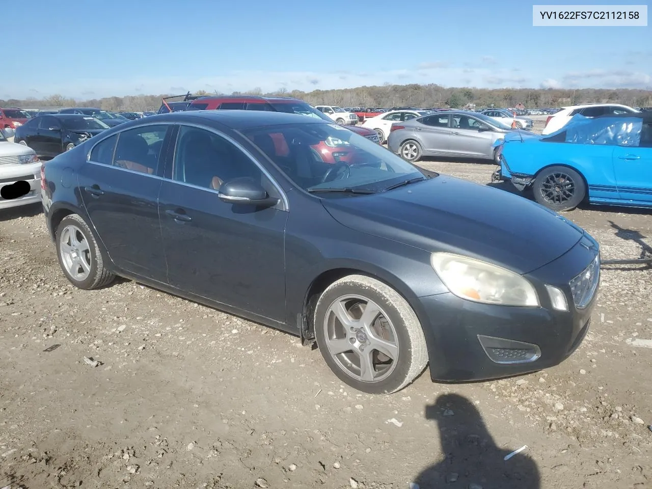 2012 Volvo S60 T5 VIN: YV1622FS7C2112158 Lot: 79550694