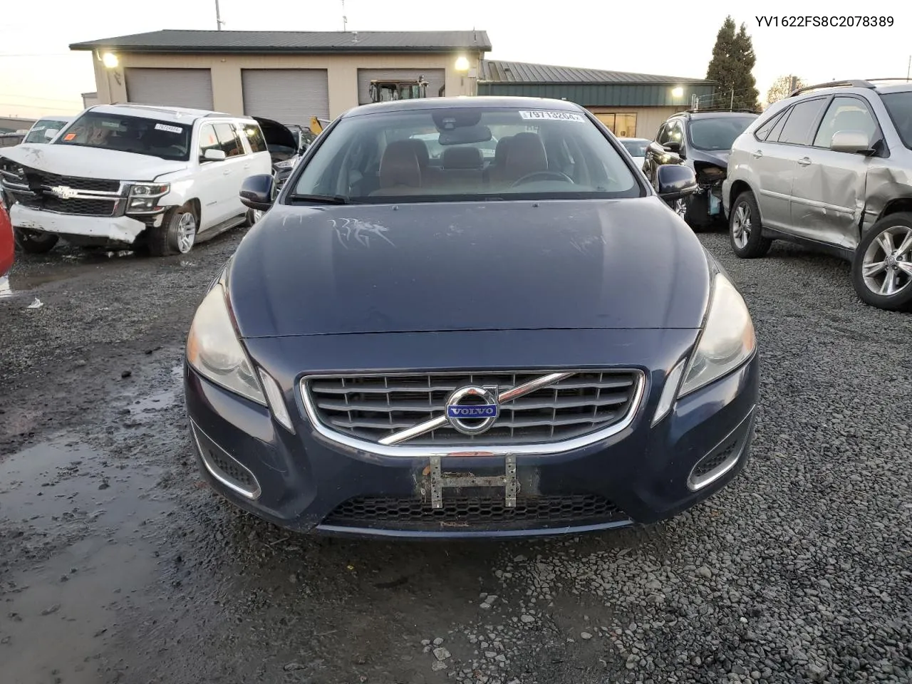 2012 Volvo S60 T5 VIN: YV1622FS8C2078389 Lot: 79713264