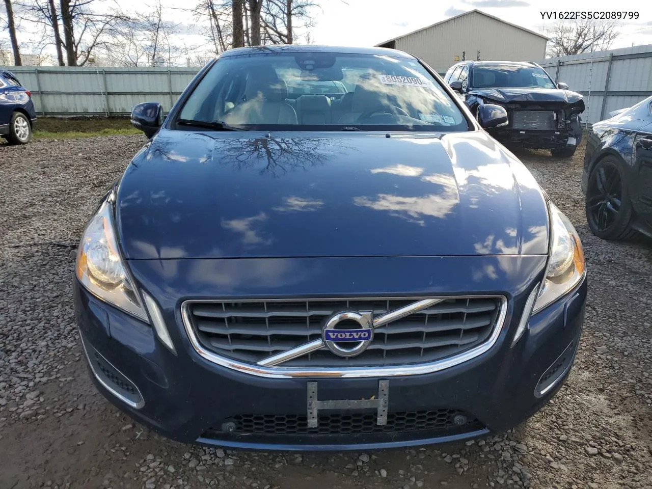 2012 Volvo S60 T5 VIN: YV1622FS5C2089799 Lot: 80520904