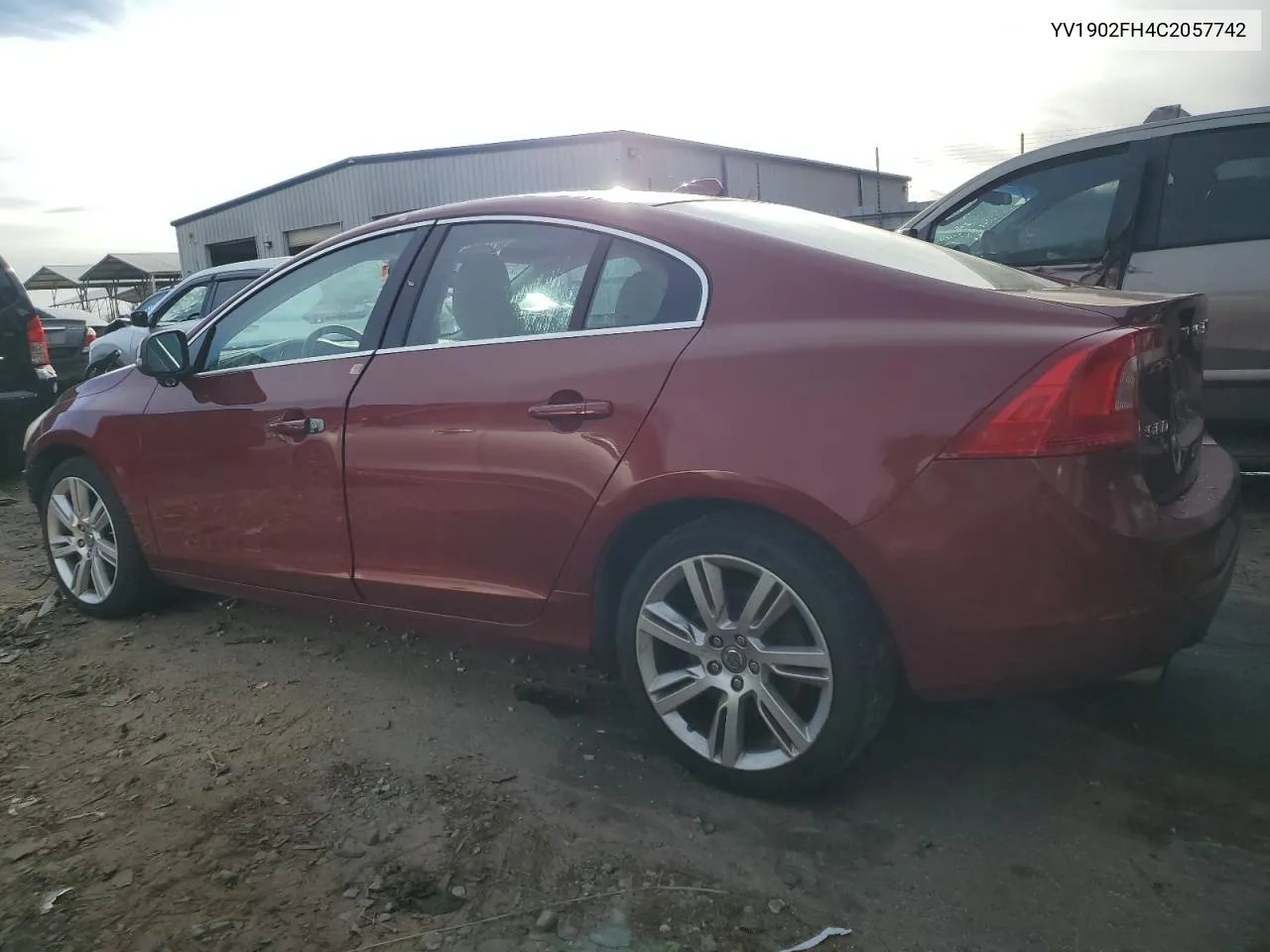 YV1902FH4C2057742 2012 Volvo S60 T6