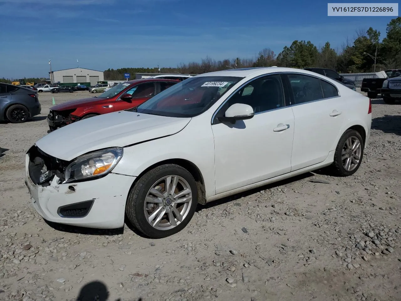 2013 Volvo S60 T5 VIN: YV1612FS7D1226896 Lot: 40199234